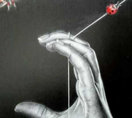 hiromi sato exhibition by pencil